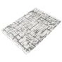 Tapis à poils longs Selene Urban crème, gris clair