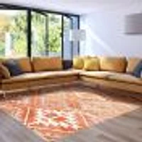 Adele orange Rug