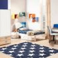 Tapis Stars bleu foncé