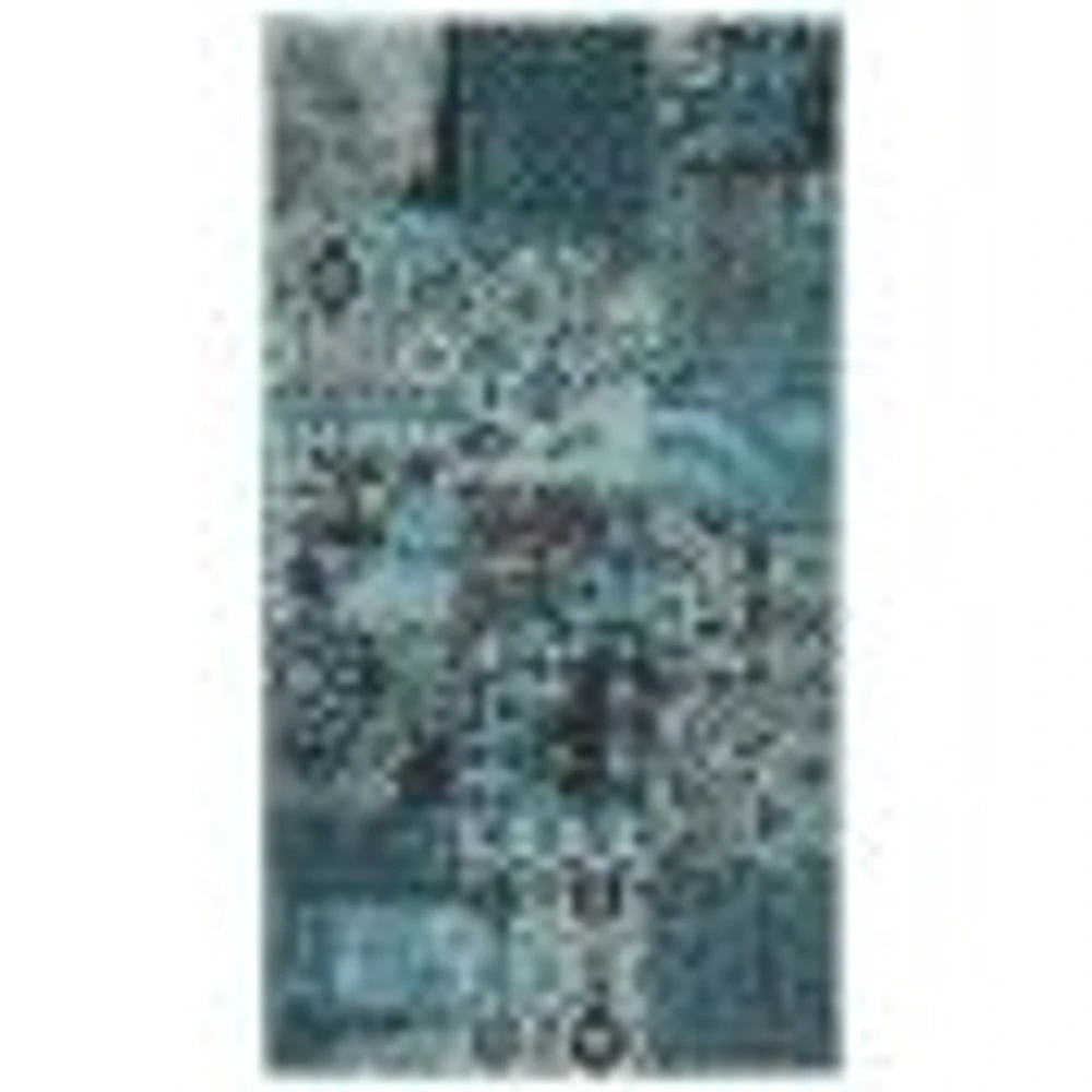 Patchwork Blue Rug