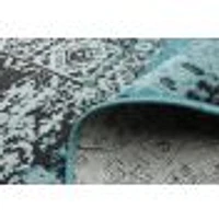 Patchwork Blue Rug