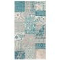 Patchwork Green Rug