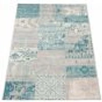 Patchwork Green Rug