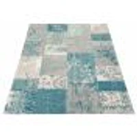 Patchwork Green Rug