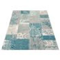 Tapis Patchwork vert