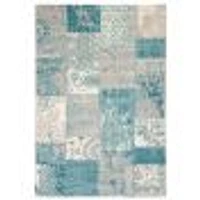 Tapis Patchwork vert