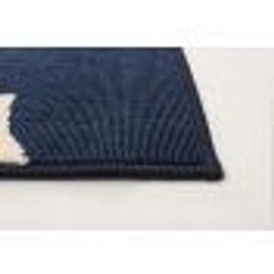 Corfu Indoor/Outdoor Ivory, Navy Rug