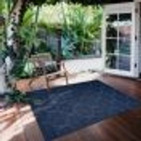 Corfu Indoor/Outdoor Navy Rug