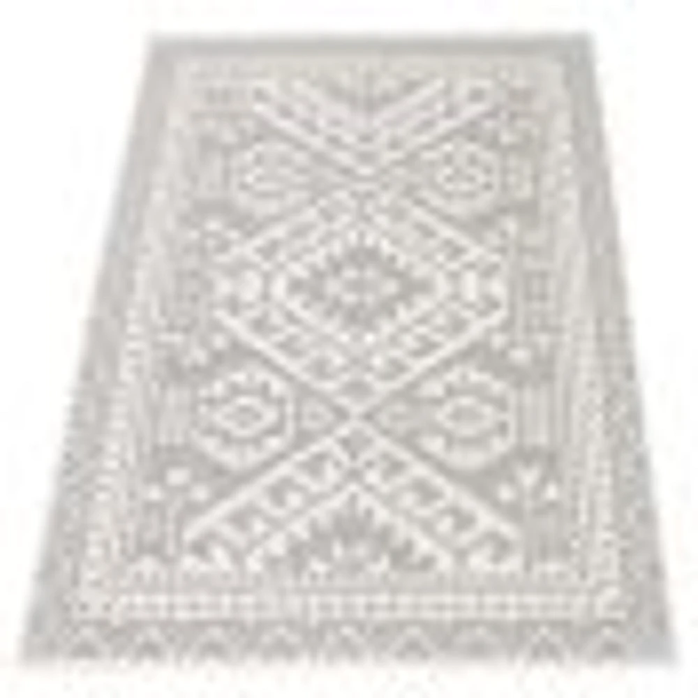 Tapis Intérieur/Extérieur Mykonos gris clair