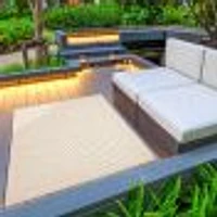 Santorini Indoor/Outdoor Ivory Rug