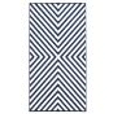 Santorini Indoor/Outdoor Blue, Ivory Rug