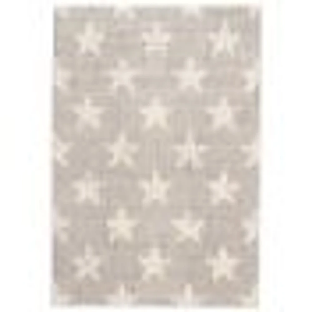 Tapis Stars gris clair