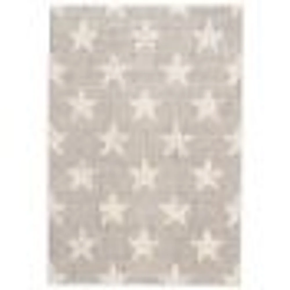 Tapis Stars gris clair