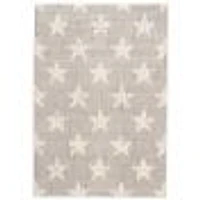 Tapis Stars gris clair