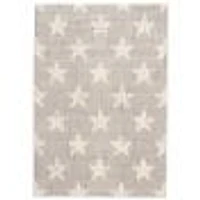 Tapis Stars gris clair