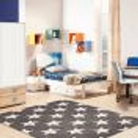 Tapis Stars gris