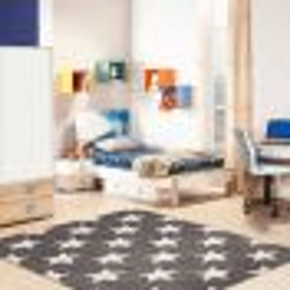 Tapis Stars gris