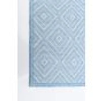 Gardenia Diamond Indoor/ Outdoor Light Blue Rug