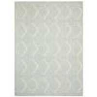 Gardenia Abstract Indoor/ Outdoor Mint Rug