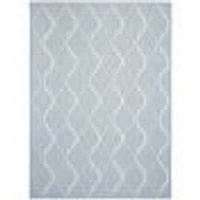 Gardenia Abstract Indoor/ Outdoor Light Blue Rug