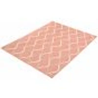 Gardenia Abstract Indoor/ Outdoor Coral Rug