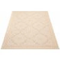 Gardenia Traditional Indoor/ Outdoor Gold Rug