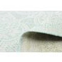 Gardenia Traditional Indoor/ Outdoor Mint Rug