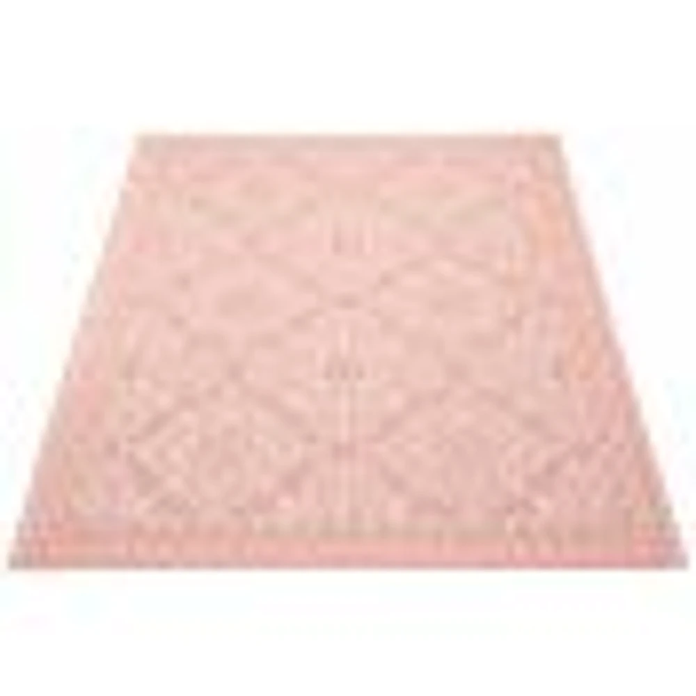 Gardenia Traditional Indoor/ Outdoor Coral Rug