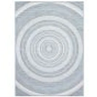 Gardenia Modern Indoor/ Outdoor Blue Rug
