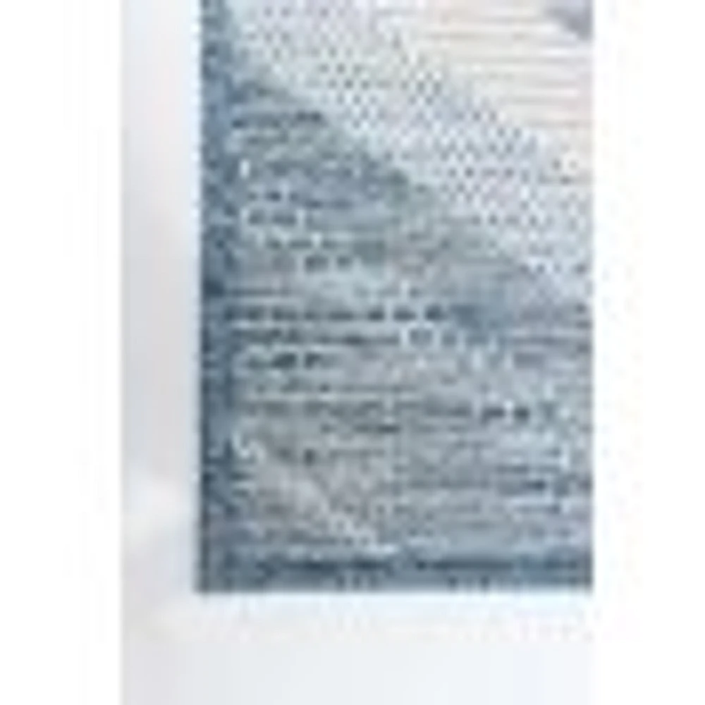Gardenia Modern Indoor/ Outdoor Blue Rug