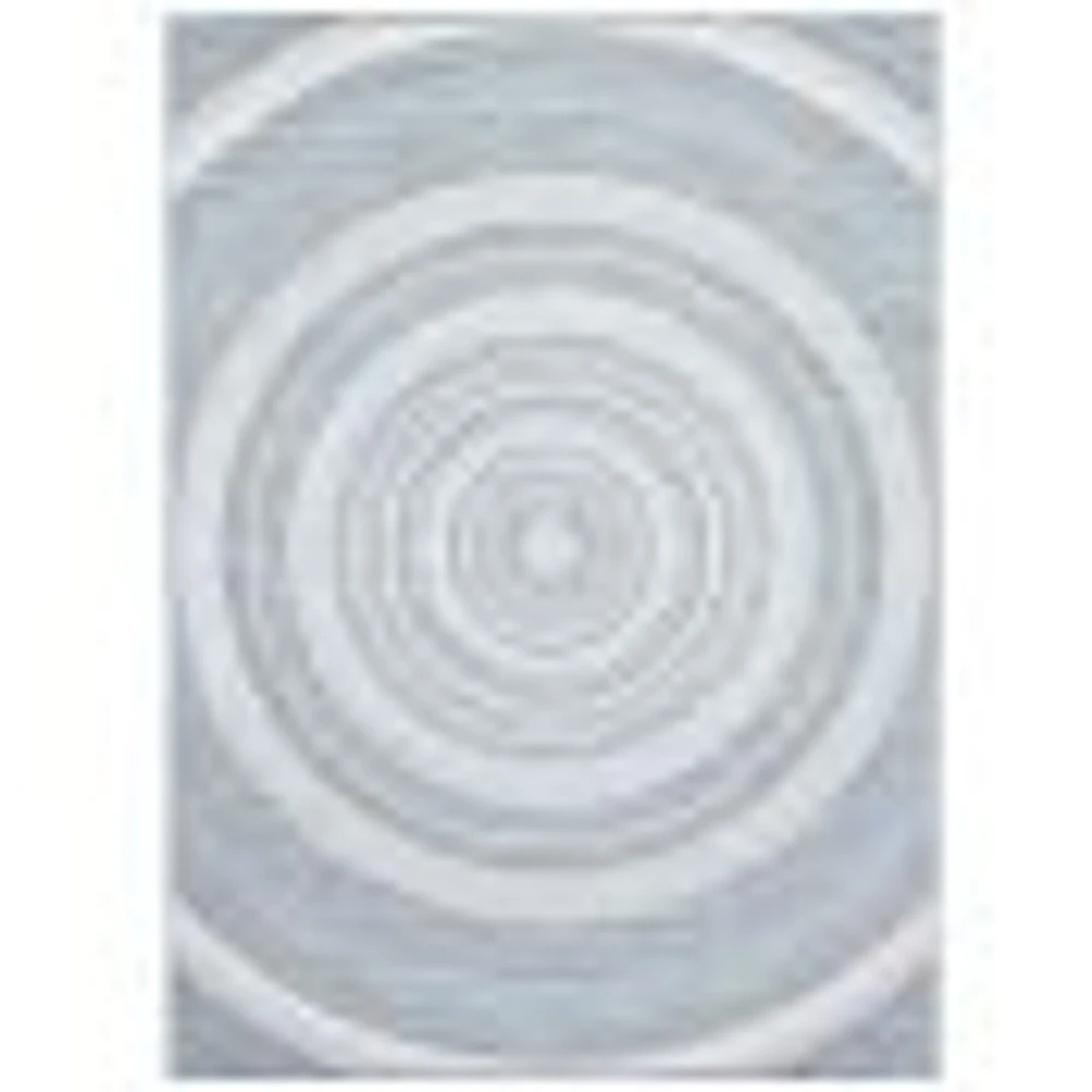 Gardenia Modern Indoor/ Outdoor Blue Rug