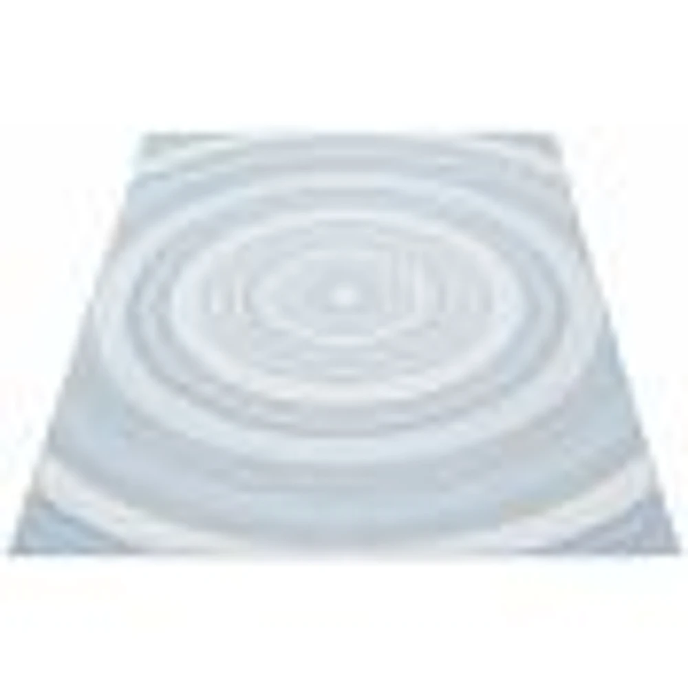 Gardenia Modern Indoor/ Outdoor Light Blue Rug