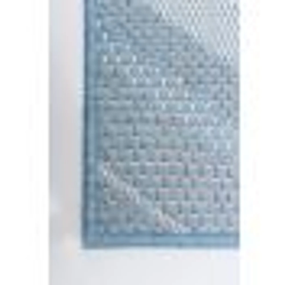 Gardenia Modern Indoor/ Outdoor Light Blue Rug