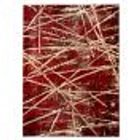 Tapis Daphne rouge