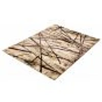 Tapis Daphne Chocolat, Or