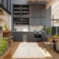 Nagano Indoor/ Outdoor Ivory Rug