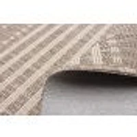 Aten Indoor/ Outdoor Taupe Rug