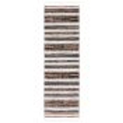 Kybella Linear Ivory Bohemian Area Rug