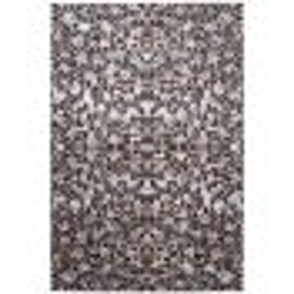 Cheetah tapis contemporain ivoire