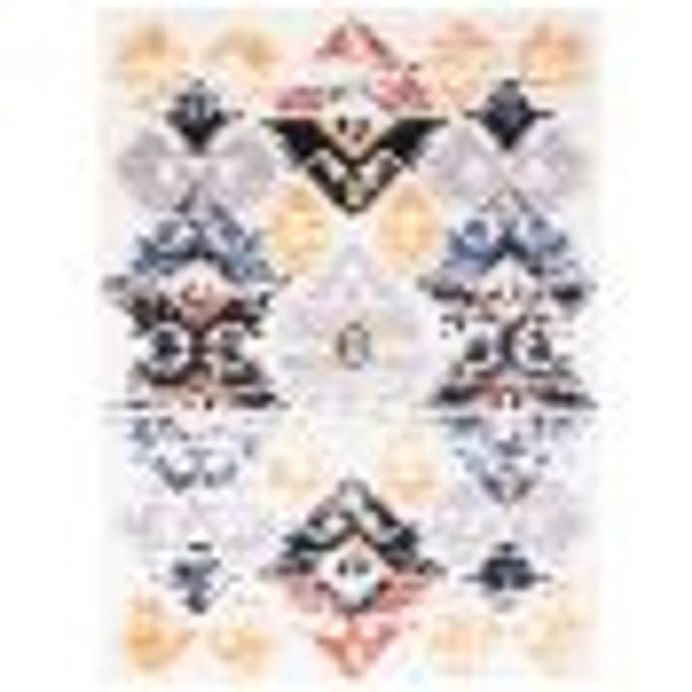 Morocco Kashkuli White Bohemian Area Rug