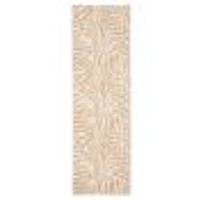 Zendaya tapis taupe contemporain