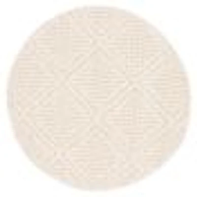 Tosca tapis rond contemporain taupe