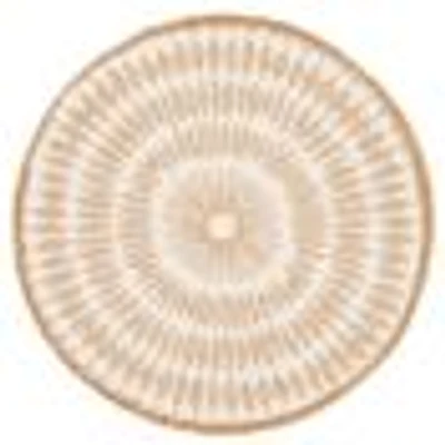 Manon Contemporary Round Taupe Area Rug