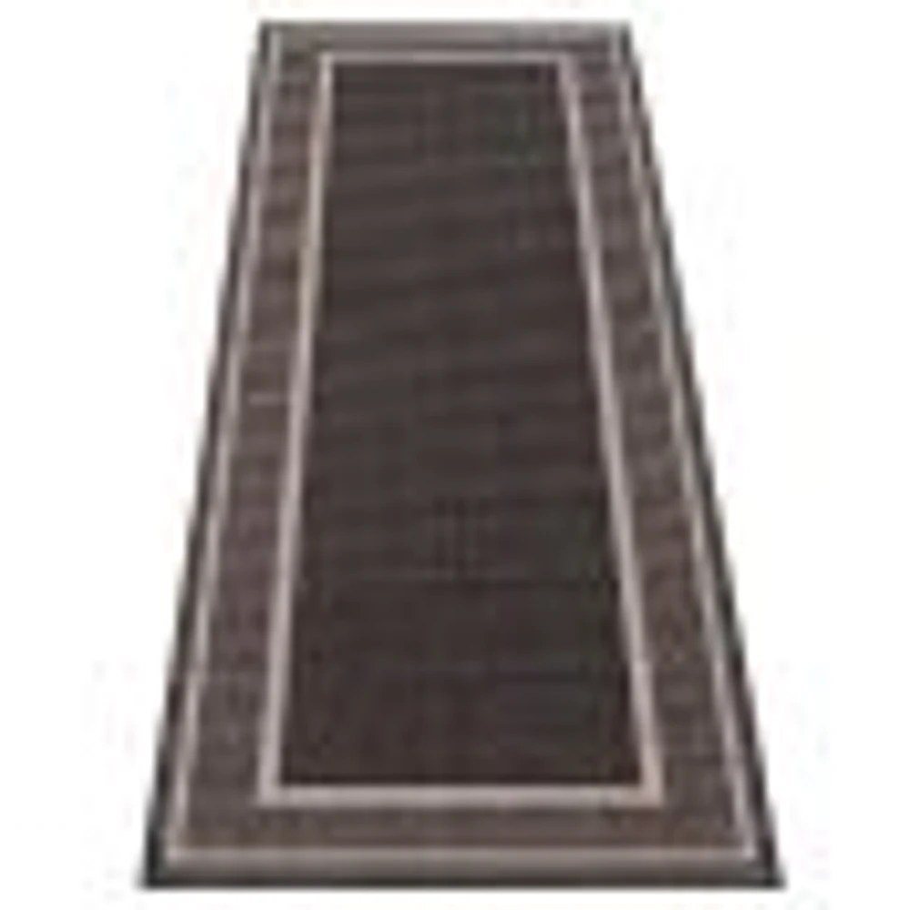 Tapis « Sisal » - Noir et Gris