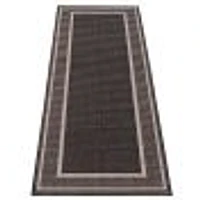 Tapis « Sisal » - Noir et Gris