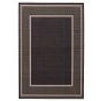 Tapis « Sisal » - Noir et Gris