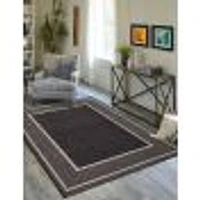 Tapis « Sisal » - Noir et Gris