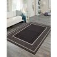 Tapis « Sisal » - Noir et Gris