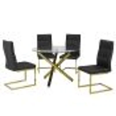 Fresno 5-Piece Dining Set