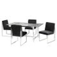 Niha 5-Piece Dining Set